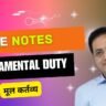 Indian polity fundamental duty Notes for upsc