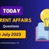 Today Current affairs 13 july 2023 in hindi