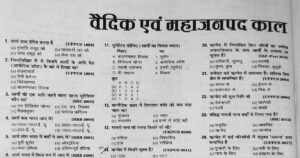 14000+ Gk Question in Hindi ( 11 ) वैदिक एवं महाजनपद काल